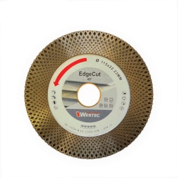 Tarcza diamentowa EdgeCut 115x22.23mm Wertec