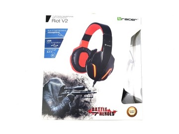 Słuchawki nauszne z mikrofonem Tracer Riot V2