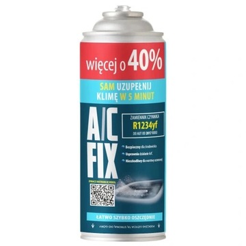 Gaz do klimatyzacji R1234yf od 2017r. 235ml Nowa Puszka+40%
