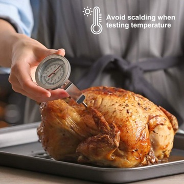 TERMOMETR Z UCHWYTAMI METALOWYMI