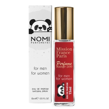 PERFUMY DAMSKIE MĘSKIE NOMI PERFUMETKI PERFUMETKA MISSION FRANCE PARIS 15ML