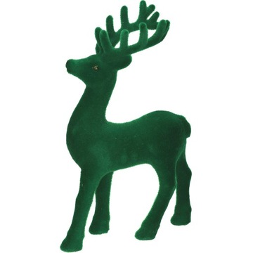 RENIFER WELUROWY FIGURKA NA STROIK ŚWIĘTA PREZENT