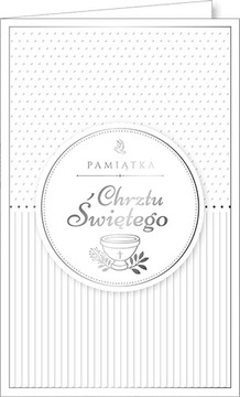 Kartki na Chrzciny dla dziewczynki chłopca CHP8