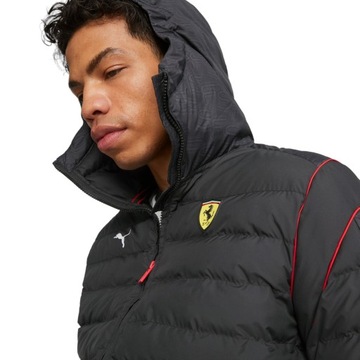 PUMA MĘSKA KURTKA FERRARI RACE MT7 ECOLITE PADDED JACKET CZARNA r.XL