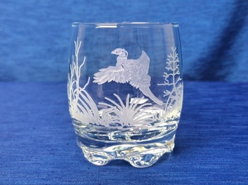 Szklanki do whisky Cytrynka 250ml zdobione grawer wzór Myśliwskie 3