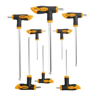 Sada Klíčů Typu T Hex S Kuličkou 8 Ks 2-10 MM.