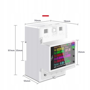 LICZNIK ENERGII ELEKTRYCZNEJ TUYA WIFI APP