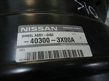 Стальной диск Nissan OE 403003X00A 7.0 x 17 дюймов 6x114.3 ET 30