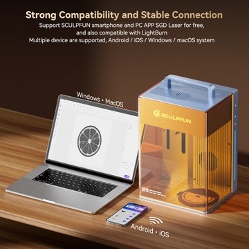 SCULPFUN G9 электрический подъемник для лазерной гравировки и маркировки