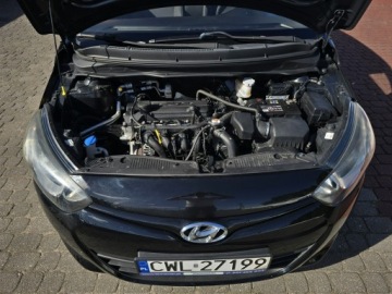 Hyundai i20 I Hatchback 5d Facelifting 1.2 DOHC 85KM 2014 Hyundai i20 1.2 Benzyna 86KM Klimatyzacja, 3 lata w kraju, serwisowany, zdjęcie 17