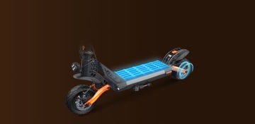 Электрический самокат Kukirin для взрослых, 1000 Вт, 15 Ач, складной + сумка