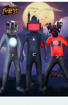 Skibidi Туалет TITAN TV MAN COSPLAY НАряды 110-190
