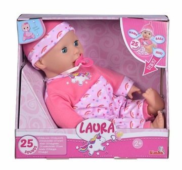 Lalka Laura z łaskotkiami 38cm Simba 105140060