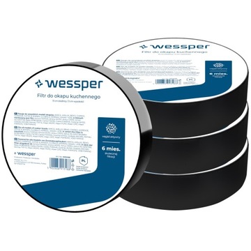 Filtr węglowy Wessper do okapu Kernau zamiennik TYP 14 komplet 4 szt.