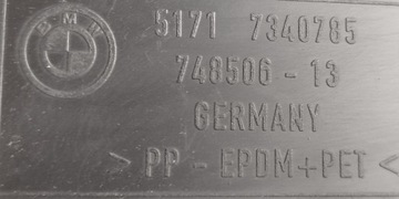 138 BMW 5 G30 G31 PODBĚH LEVÉ PŘEDNÍ DÍL 7340785