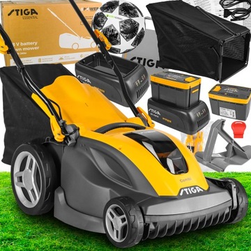 PORZĄDNA KOSIARKA AKUMULATOROWA STIGA 42 CM ZESTAW AKUMULATOR ŁADOWARKA PRO