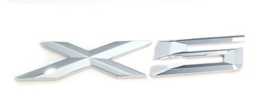 BMW X5 EMBLEMAT ZNACZEK LOGO NAKLEJKA X 5 CHROM