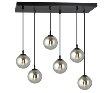 DESIGNERSKA LAMPA WISZĄCA NOWOCZESNA SZKLANE KLOSZE