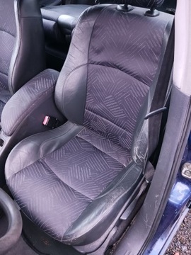 FOTEL FOTELE PRZÓD RENAULT LAGUNA 2 II PÓŁSKÓRA