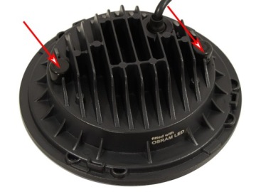 Лампа 7 дюймов светодиодная OSRAM 144 лм/Вт, защита от царапин, передняя омологация E для Harley