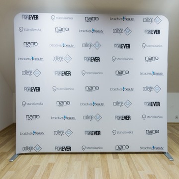 ТЕКСТИЛЬНАЯ рекламная стена 250х228см