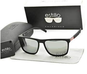MĘSKIE Okulary Przeciwsłoneczne Polaryzacyjne HD marki ESTILLO + GRATISY