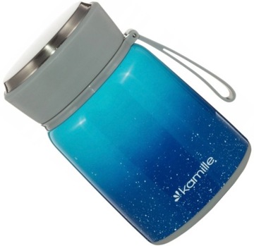 TERMOS OBIADOWY 530 ml LUNCH BOX NA ŻYWNOŚĆ ZUPĘ stalowy menażka 0,5L