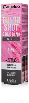 DELIA NOWY toner do włosów CAMELEO Color Shot 60 ml, RÓŻOWY