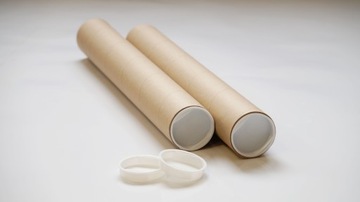 Tuba ,tuleja tekturowa 2 szt. 550mm fi70 +zatyczki
