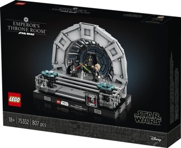 LEGO - STAR WARS - DIORAMA: SALA TRONOWA IMPERATORA - 75352