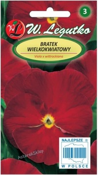 Bratek wielkokwiatowy bordowy 0,3 g