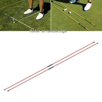 Красные выравнивающие клюшки для гольфа