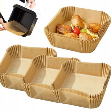 PAPIER DO PIECZENIA 100SZT DO FRYTOWNICY NATURALNY