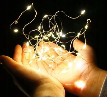 ПРОВОДНЫЕ ЛАМПЫ 20 СВЕТОДИОДНЫХ БАТАРЕЕК ТЕПЛЫЙ БЕЛЫЙ СВЕТ