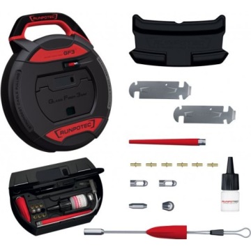 КАССЕТНАЯ СТАНЦИЯ ДИСТАНЦИОННОЙ ПРОТЯЖКИ КАБЕЛЯ ИЗ СТЕКЛОСТЕКЛА RUNPOTEC 50м