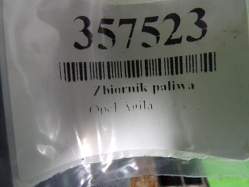 OPEL AGILA 1.2 16V ZBIORNIK BAK PALIWA