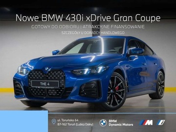 BMW Seria 4 G22-23-26 Coupe 2.0 430i 245KM 2025 BMW Seria 4 430i xDrive Gran Coupe 245 KM - Gotowy do Odbioru - Kamera 360