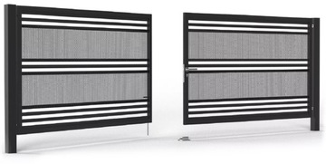 Panele ogrodzeniowe FREESTYLE BR.19.4.2 Ocynk RAL Antracyt 200x110 cm