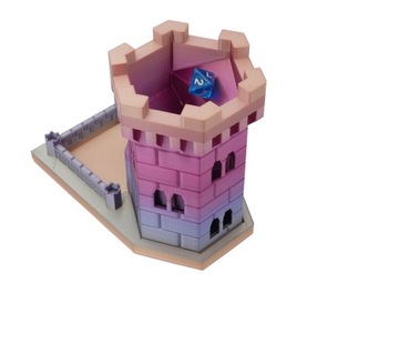 Шестиугольная башня из кубиков - Радужная конфета Dice Tower