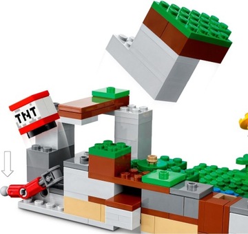 LEGO 21180 MINECRAFT WALKA ZE STRAŻNIKAMI