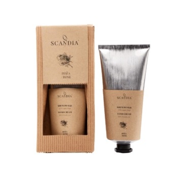 Крем для рук Scandia с маслом ши Роза 25%