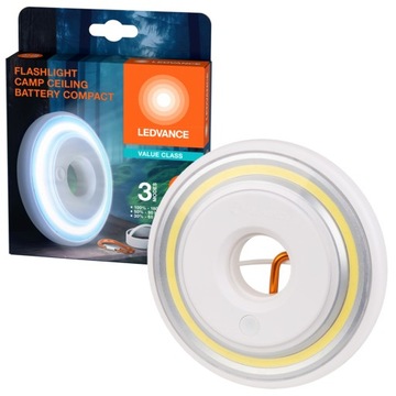 Lampa kempingowa 2,2W 6500K FLASHLIGHT CEILING BATTERY COMPACT LEDVANCE