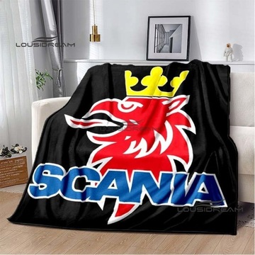 Koc Ciężarówka Scania rzuca koc miękki i wygod