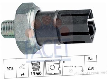 FACET 7.0160 SPÍNAČ TLAKOVÝ OLEJE