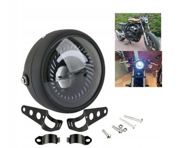 REFLEKTOR LAMPA 6,5″ MOTOCYKL BOBBER CHOPPER RETRO