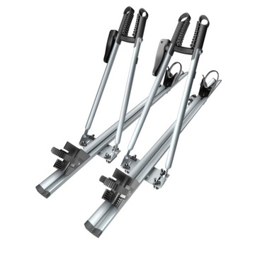 2x БАГАЖНИК ДЛЯ ВЕЛОСИПЕДОВ НА КРЫШЕ — АЛЮМИНИЕВЫЙ БАГАЖНИК ДЛЯ ВЕЛОСИПЕДОВ НА КРЫШЕ — AMOS