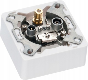 AXING SSD 2-10 FM + TV + SAT проходная розетка