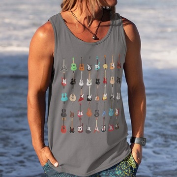 TANK TOP HORROR/ROCK ГИТАРА МУЗЫКАЛЬНЫЙ ИНСТРУМЕНТ