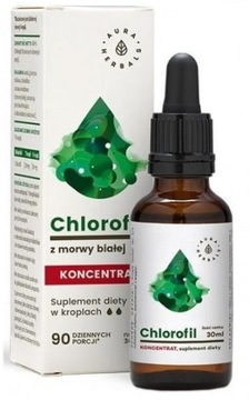 Chlorofil z morwy białej w kroplach 30ml