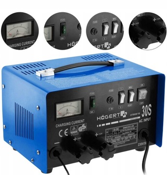 PROSTOWNIK ELEKTRONICZNY ŁADOWARKA 12V 24V 14A 26A